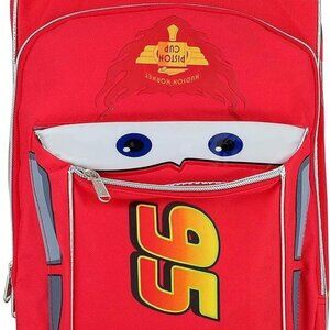 Disney Pixar Cars Lightning McQueen Shape 16 inch Large School Backpack NWT​